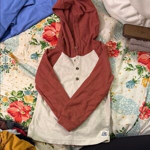 Carter's Rust and Cream Kids Hoodie